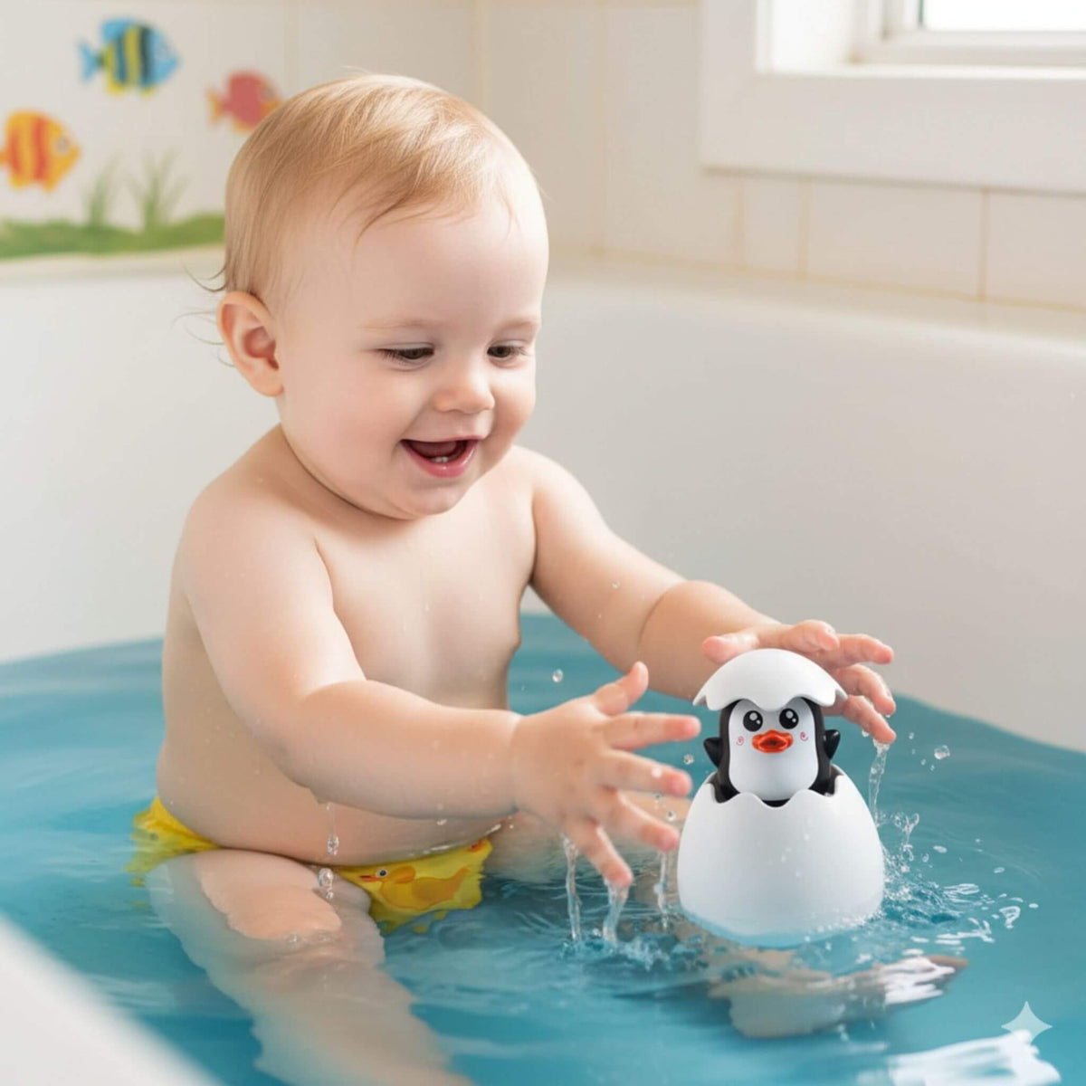 Brinquedo Para Bebê Pinguim 2