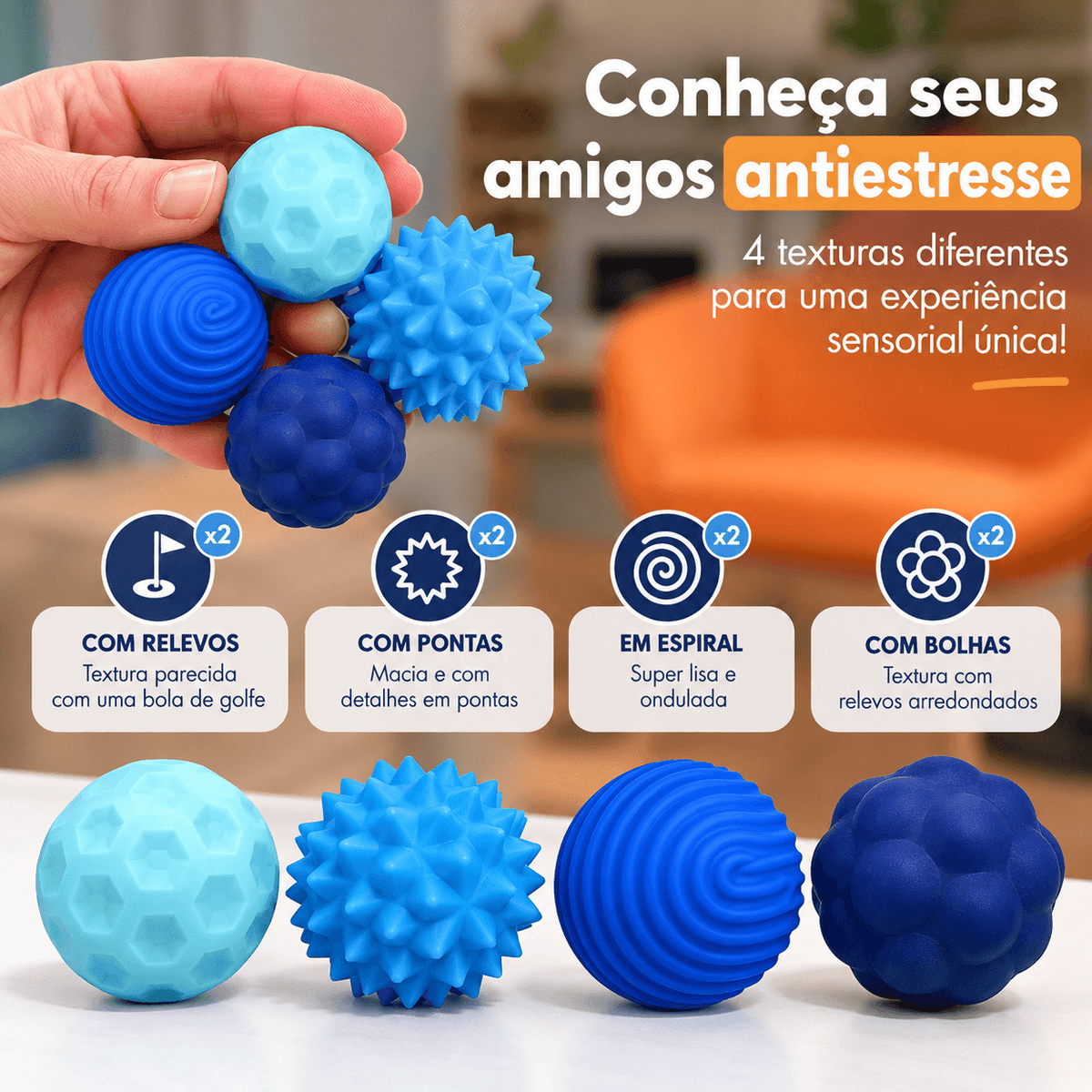 Bola Anti Stress 8
