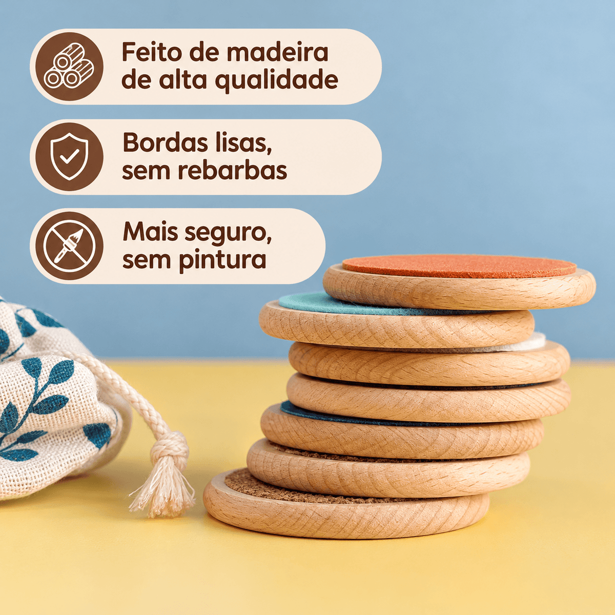 Brinquedo Sensorial Montessori 16
