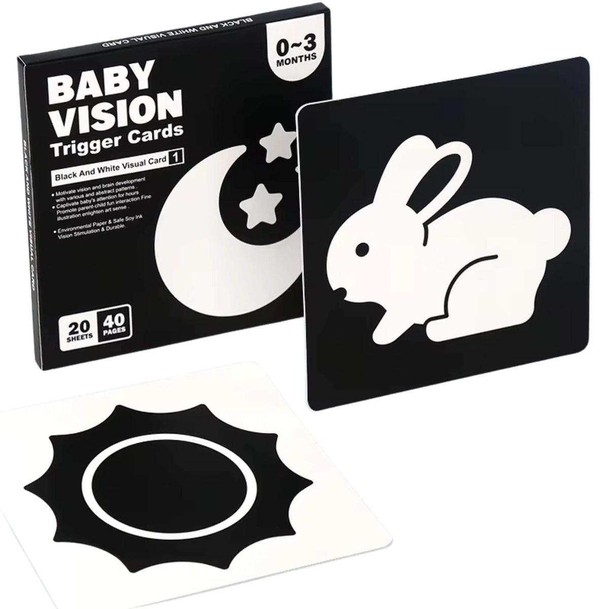 Brinquedo de Bebê- Cartões Montessori