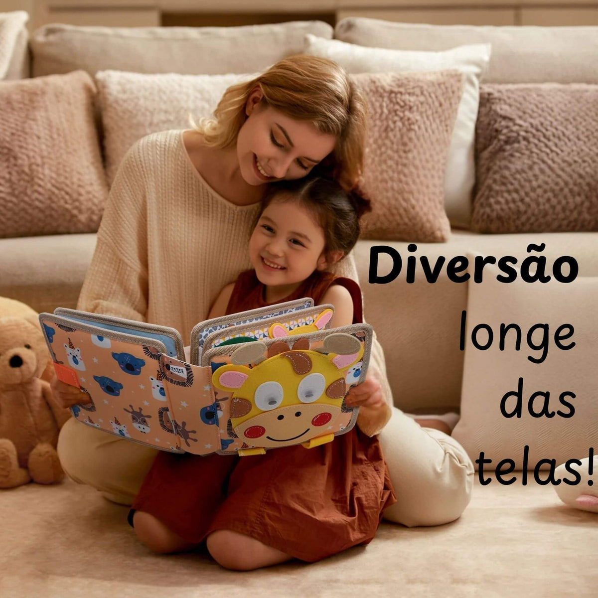Livro Infantil Interativo Girafa 3