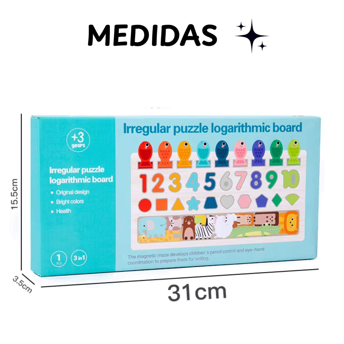 Medidas caixa