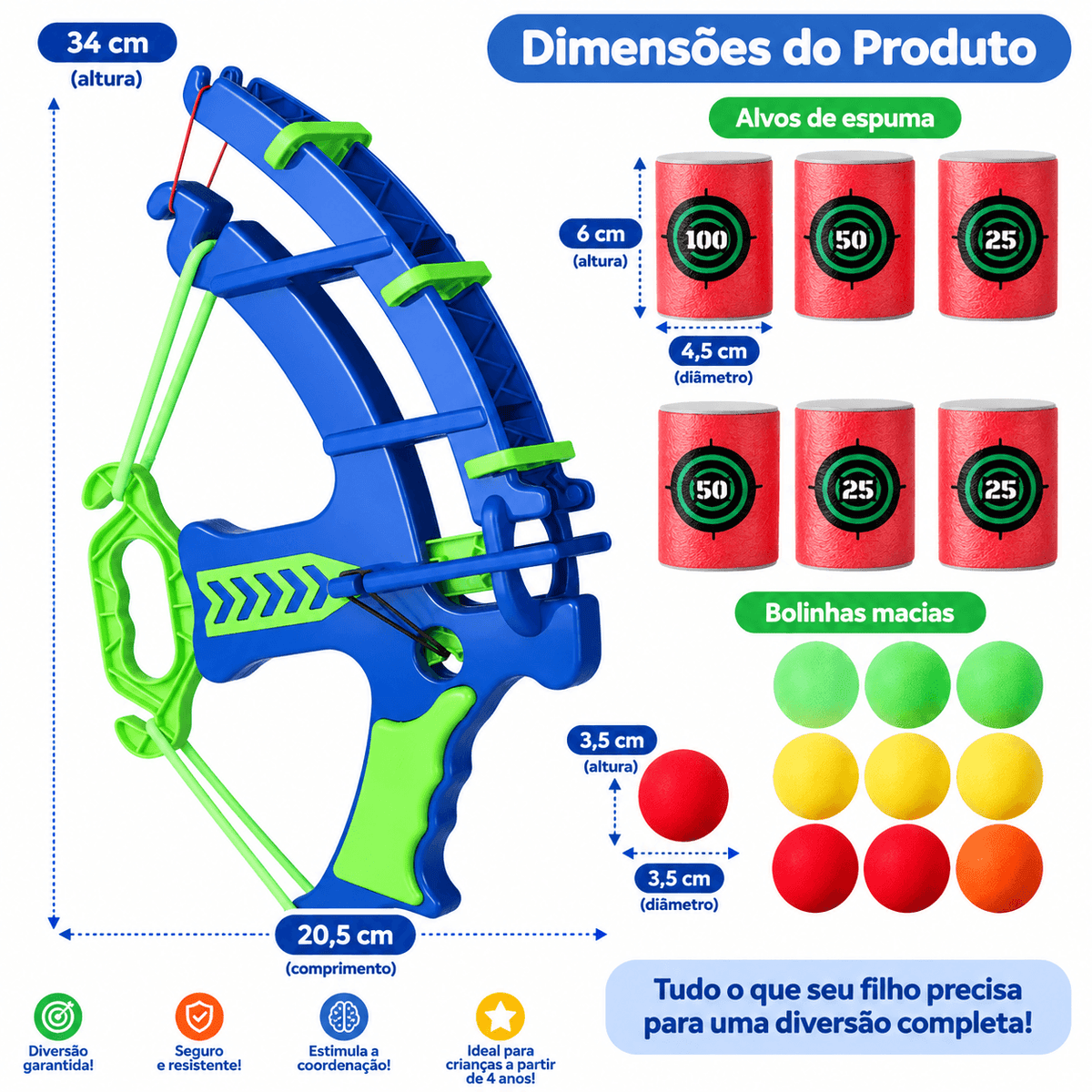 Tiro ao alvo brinquedo 23