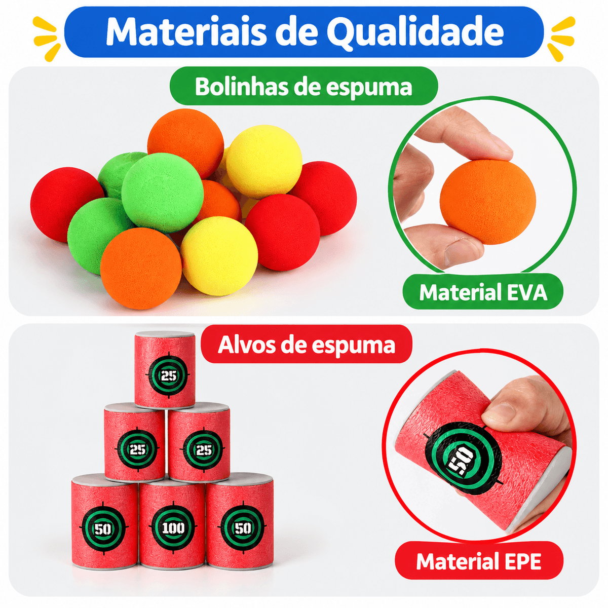 Tiro ao alvo brinquedo 21